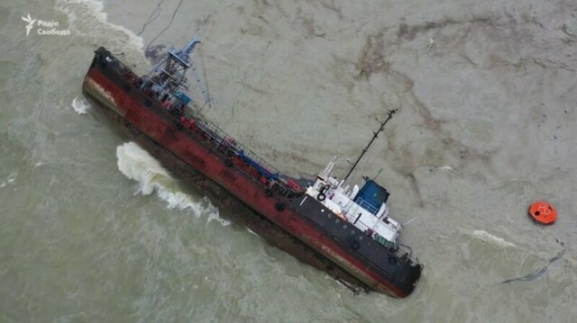 Хронология крушения танкера Delfi в Одессе