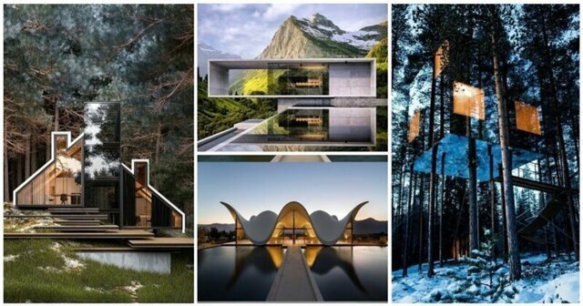 30 невероятных проектов домов, для тех, кто любит современный стиль