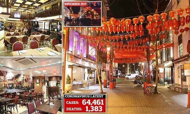 Коронавирус распугал жителей Лондона из китайского квартала