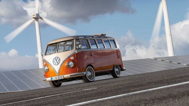 Volkswagen T1 E-Bulli — классический микроавтобус сделали электрическим