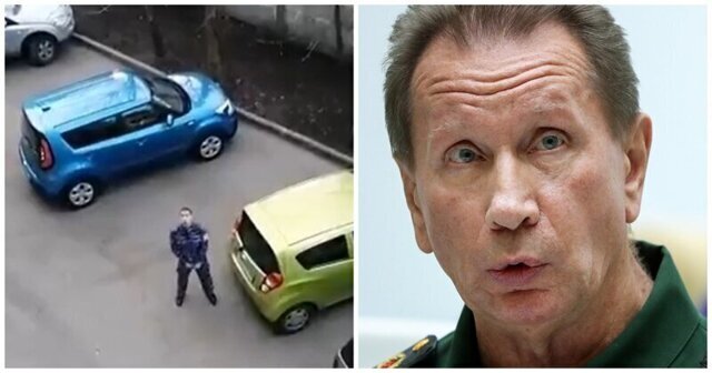 В Петербурге пьяный росгвардеец протаранил две машины и показал половой член
