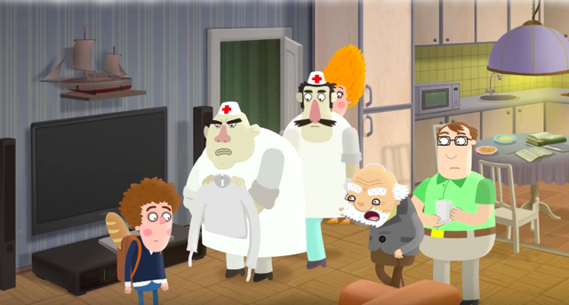 «Я требую своему внуку уколы без очереди»: мультфильм, над которым вы будете смеяться всей семьей