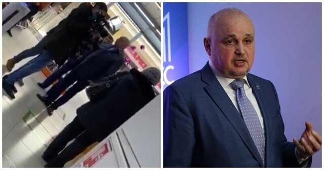 "Я вас очень сильно оштрафую!": губернатор Кузбасса разогнал посетителей и сотрудников магазина DNS