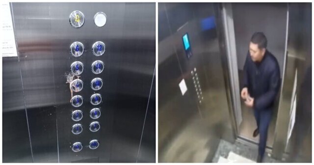 Житель Казахстана получил 15 суток за плевок на кнопки лифта