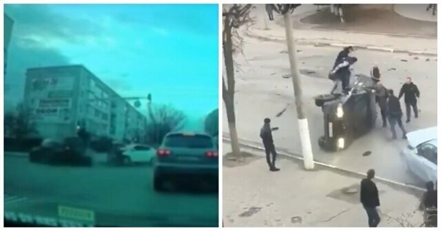 Во Владимирской области прохожие едва не линчевали водителя BMW за устроенную им аварию
