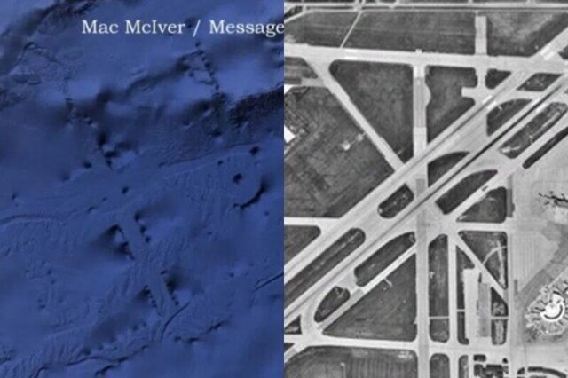Дайвер из США обнаружил огромные подводные сооружения в Тихом океане
