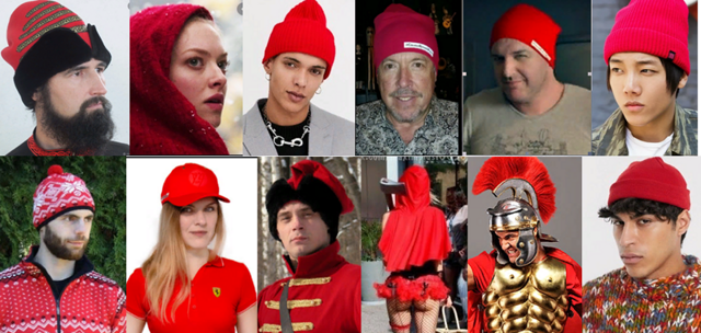 Люди - в черном. Стюарды - в красном. Дизайн - разрабатывается