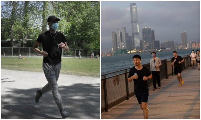 Китаец попал в больницу после пробежки в маске
