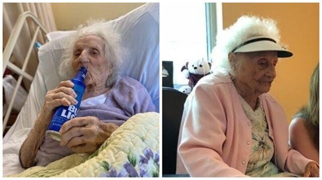 103-летняя американка победила коронавирус и попросила пива