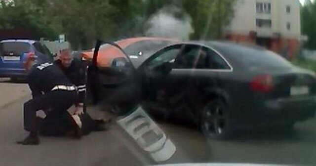 Пьяница-рецидивист: погоня за нетрезвым водителем на Audi в Туле