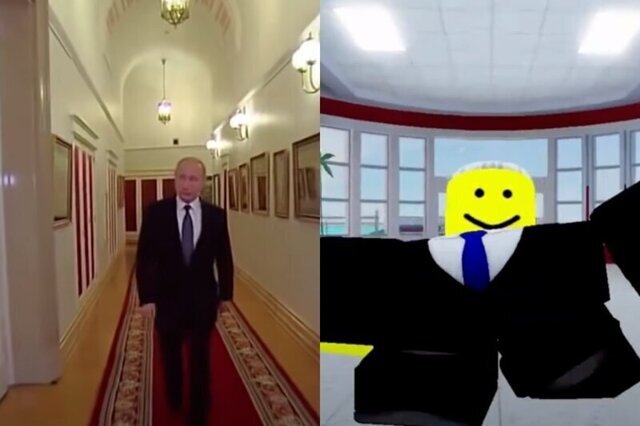 "Широкий" Путин спустя 2 года после инаугурации стал героем мемов