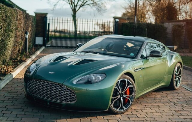 Уникальный алюминиевый Aston-Martin V12 Zagato Coupe 2012