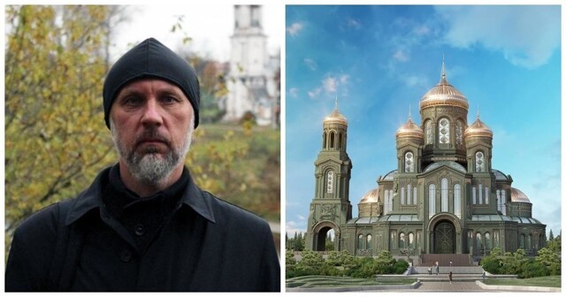 РПЦ отстранила от служения священника, раскритиковавшего главный храм Минобороны