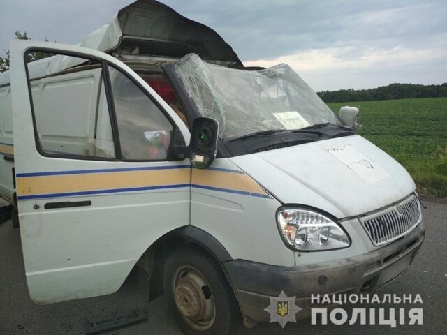 На Украине взорвали инкассаторский автомобиль