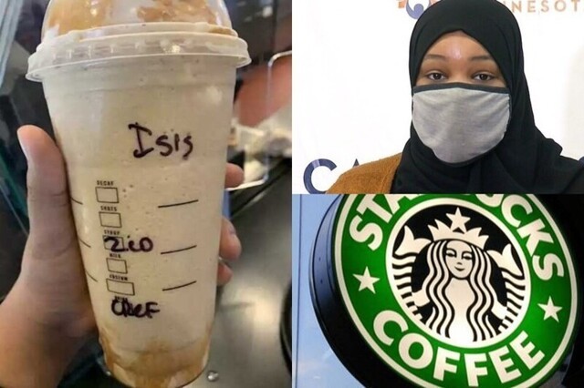 Мусульманка обиделась и подала на Starbucks в суд из-за надписи "ИГИЛ" на своем стакане