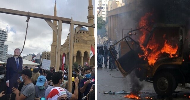 Бейрут снова в огне и дыму: в ходе протестов пострадали почти 500 человек