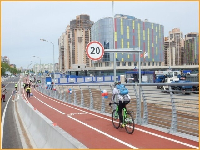 Протяженность велодорожек в Петербурге увеличат в два раза