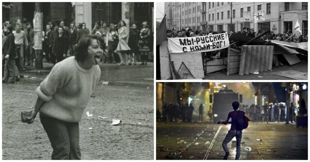 Баррикады, борьба и революции: 20 лучших фото протестов столетия