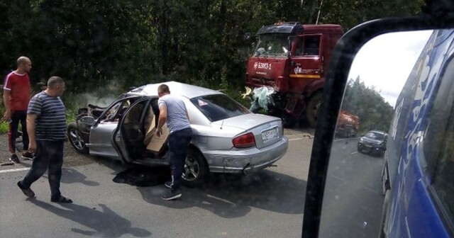 Авария дня. Смертельное столкновение с КамАЗом в Кузбассе