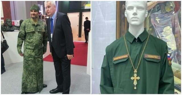 На форуме "Армия-2020" представили камуфляжные рясы и свечи "воинские восковые"