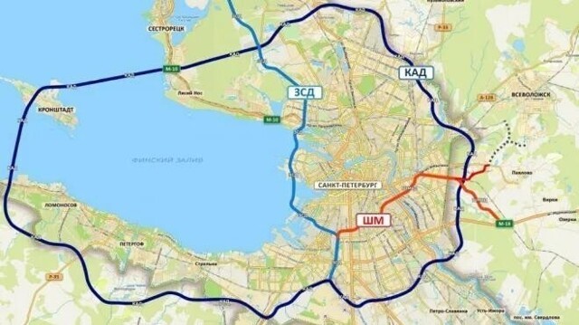 До конца 2020 года в Санкт-Петербурге начнётся строительство Широтной магистрали скоростного движени
