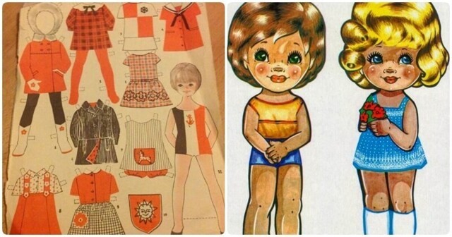 Бумажные куклы СССР: мечта советских ребятишек