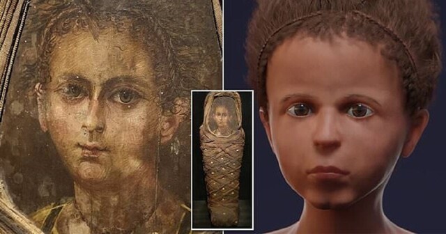 Ученые воссоздали облик египетского мальчика с помощью компьютерной томографии
