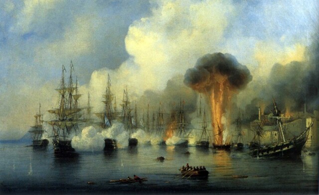 Последнее сражение парусных кораблей в истории