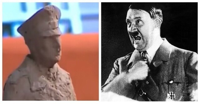 Скульптуру Адольфа Гитлера слепили из фекалий