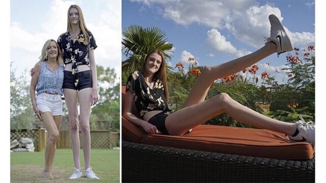Мэйси Каррин обладательница самых  длинных ног в мире