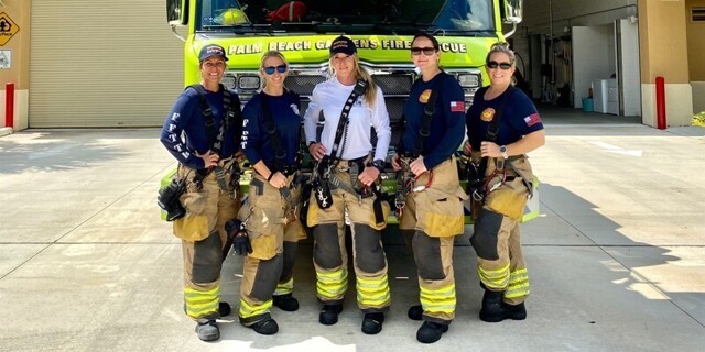 Как выглядит пожарная команда, состоящая только из женщин