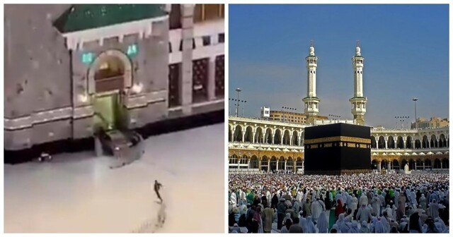 В Мекке автомобиль протаранил ворота главной мечети мусульман