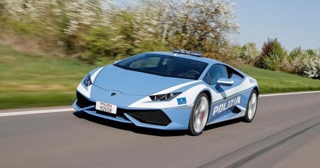 Итальянские полицейские спасают жизни: транспортировка донорской почки на полицейском Lamborghini
