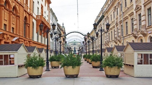 Улицы Петербурга украсят 4000 елей