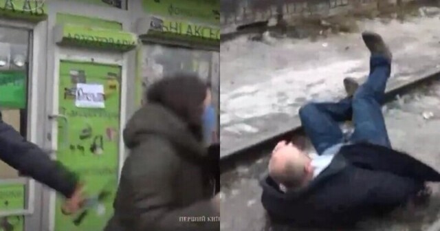 В Киеве неизвестный напал на журналистку в прямом эфире, но от наказания не ушел