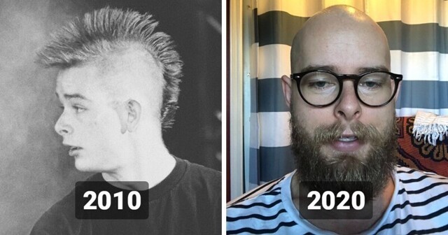 «2010 vs 2020»:  люди показывают, как они изменились за 10 лет