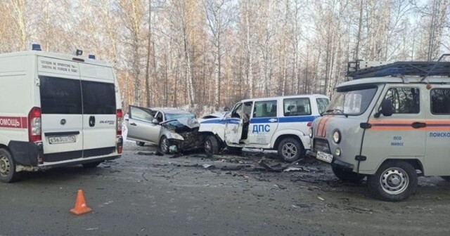 Авария дня. Видео аварии с командой хоккеистов под Челябинском