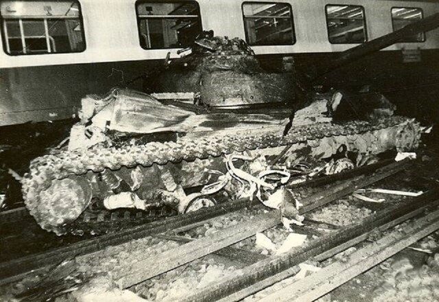 19 января 1988 г. Столкновение поезда с Т-64А