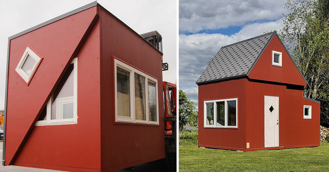 Складные дома-оригами: оригинальное жилище от латвийского стартапа
