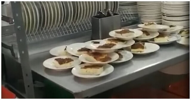 Учительница обвинила работников школьной столовой в выдаче недоеденных другими детьми блюд