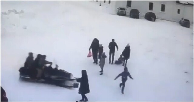 Снегоход сбил девочку во время масленичных гуляний в Свияжске