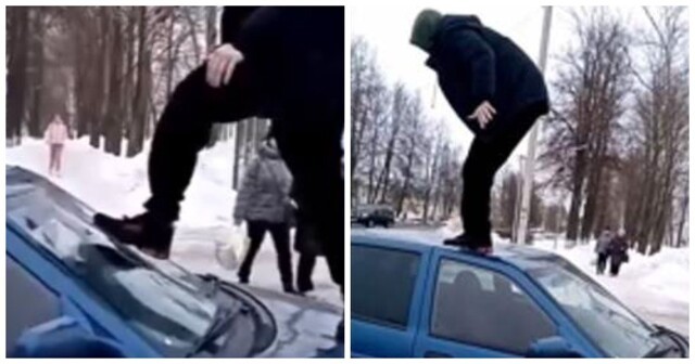 Россиянин разбил арестованную за долги машину на глазах у инспекторов ДПС