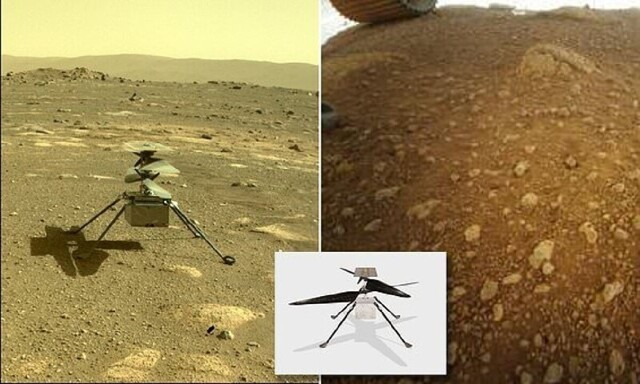 Вертолет-разведчик Ingenuity успешно пережил свою первую ночь на Марсе