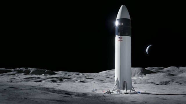 В рамках продвижения проекта Артемида, НАСА выбрала SpaceX для следующей высадки американцев на Луну