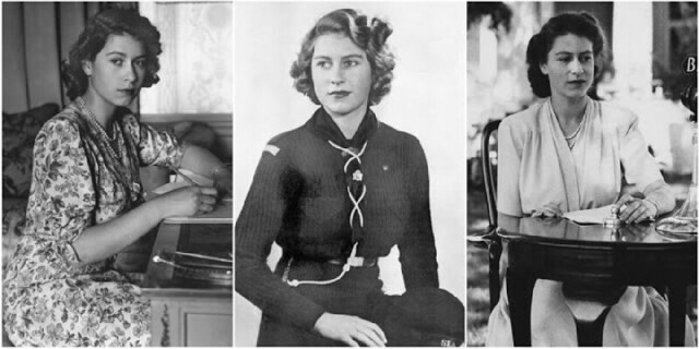 20 черно-белых портретов королевы Елизаветы II в молодости, 1940-е годы