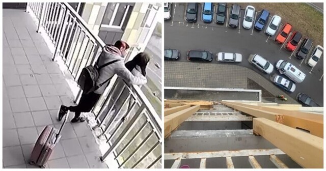 В Москве спасли девушку, которая собиралась спрыгнуть с 18 этажа