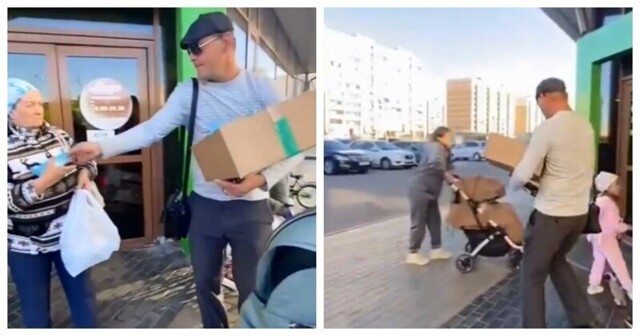 В Татарстане щедрый вор угостил горожан краденым лакомством