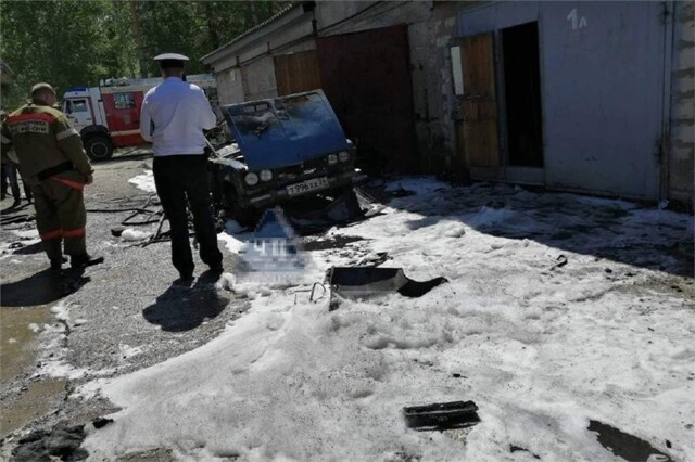 Баллон с газом взорвался в гаражном кооперативе в Красноярском крае : один человек погиб, один пострадал
