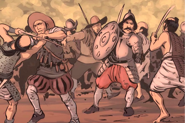 Как 40 испанцев разгромили 600 самураев