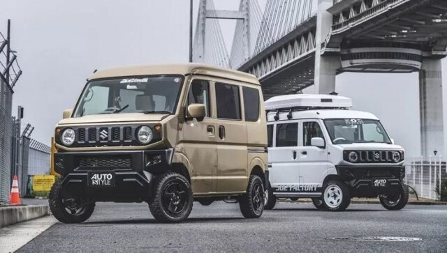 «Пересадка лица»: японцы научились стилизовать фургончики Suzuki Every под новый Jimny